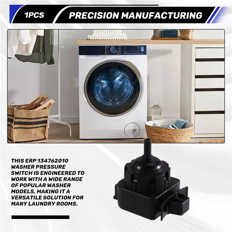 A52Q-Druckschalter für Electrolux Geschirrspüler 134762010 für Waschmaschine Wasserstandsschalter Sensor Ersatzteil – Detail 5