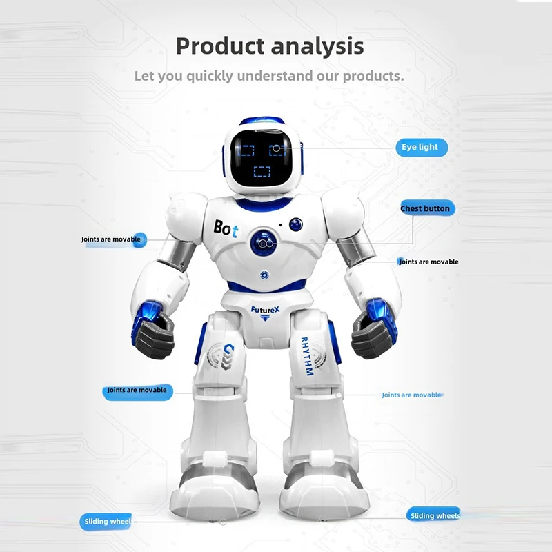 Picture 5: AI Intelligent remote control robot voice dialogue programming high-tech electric dance children's toy early childhood education