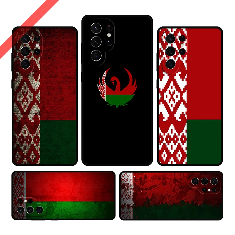 Belarus Flag Phone Case For Samsung Galaxy S20 FE S21 S10 S23 Plus S24 S22 Ultra Coque Note20 Note10 S9 S8 Cover Capa