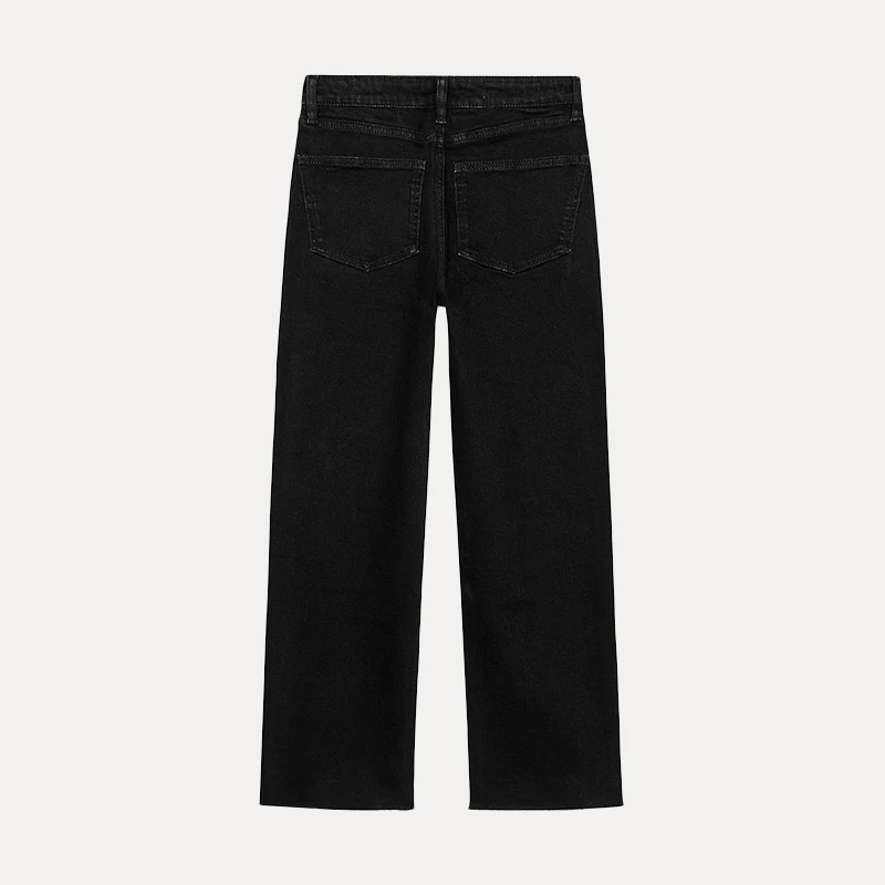 

High Waist Ankle Length Bell Bot Denim Jeans Women's Faion Multicolor Summer New Arrival Straight Leg Zipper Closure Cas...