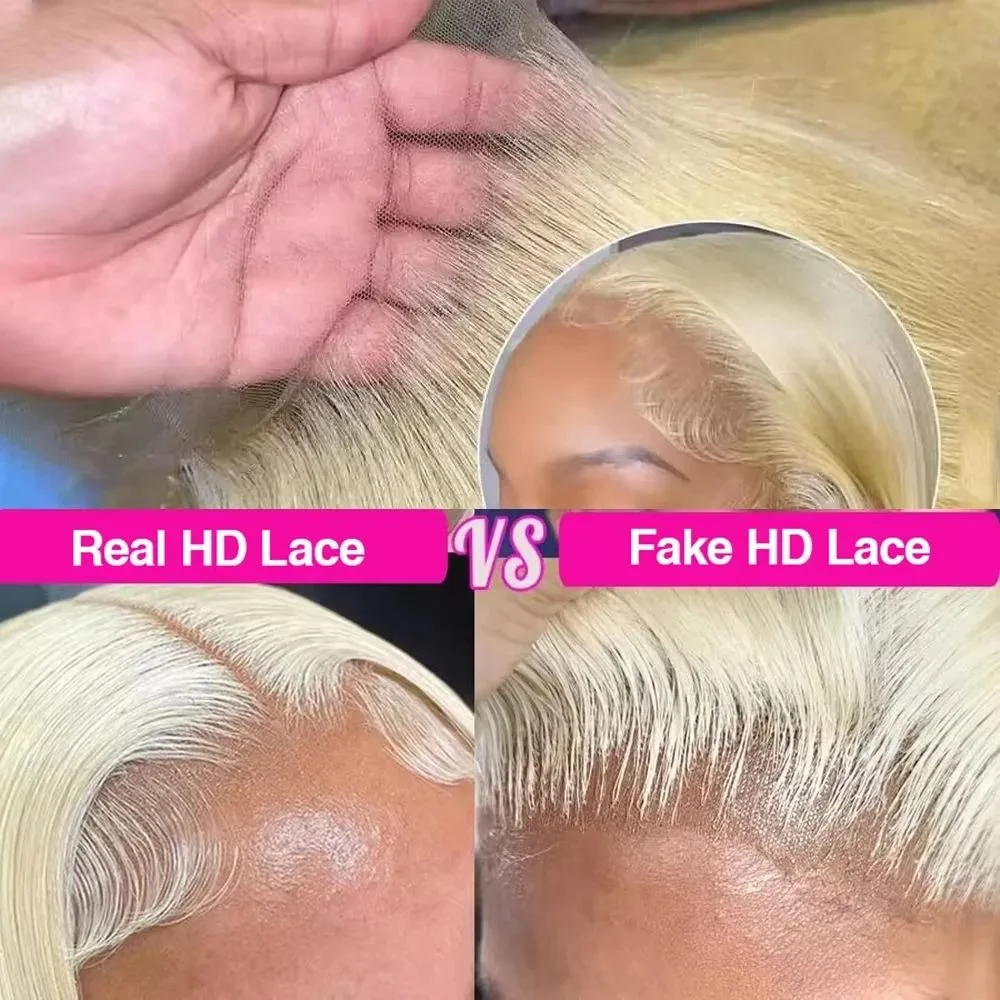 613 Hd Lace Frontal Wig 13x6 Straight Human Hair 30 Inch Blonde 13x4 Lace Front Wig Brazilian Colored Wigs Women Choice On Sale image 5
