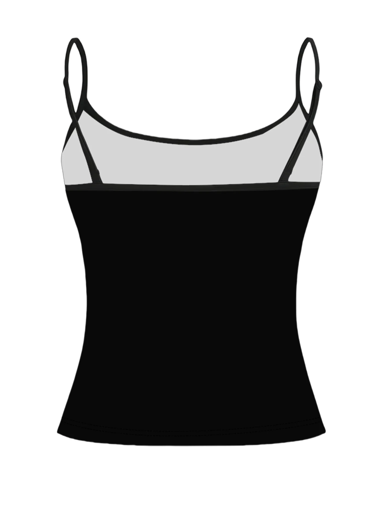 Women's Fashion Printed T-shirt Straps Top Versatile Casual Breathable Micro Elastic Fabric Sleeveless Straps sling Vest