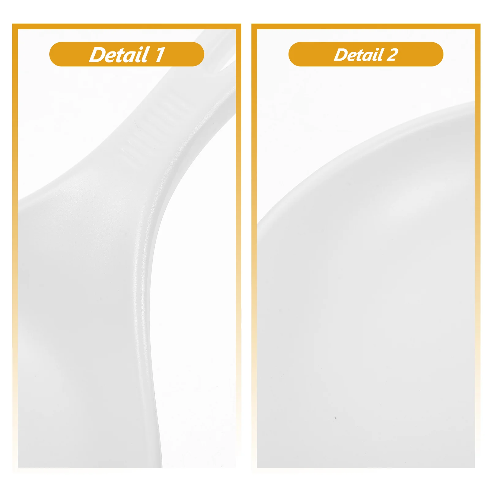 

2Pcs Plate with Handle Stylish Serving Dish for Snacks Pastries Fried Chicken Humanized Design Non Slip Kitchen Dining Tool