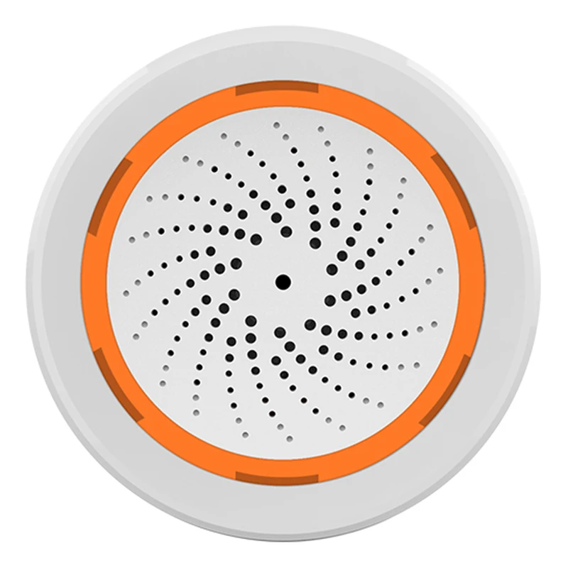 Sensor de sirena de luz de sonido inteligente, sistema de seguridad para el hogar, Tuya Gateway Hub, utilizado con Alexa, 90dB, 1/3 piezas