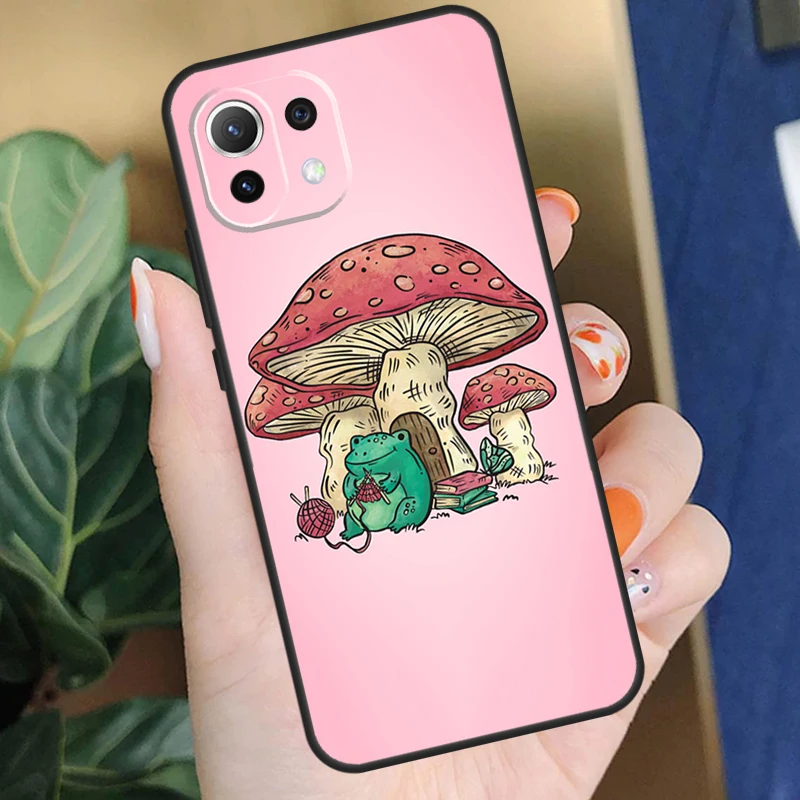 เคส cottagecore FROG aesthetic สำหรับ Xiaomi 13T PRO 12T 11T 14 12 13 Lite 12X poco X5 X3 F5 Pro X4 F3 F4 C65ฝาครอบ M5s