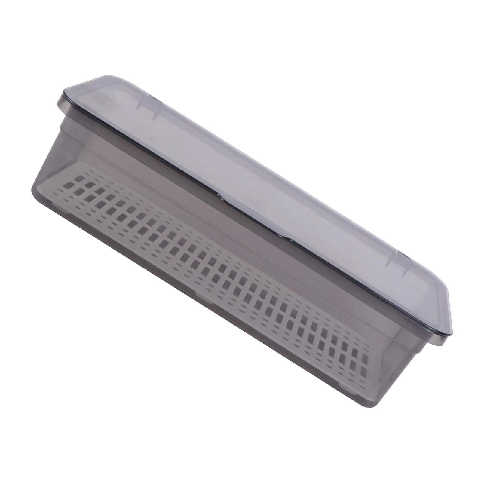 

Plastic Chopsticks Drain Storage Box Black Lid Kitchen Cutlery Organizer Utensil Storage Container Dry Tableware Holder