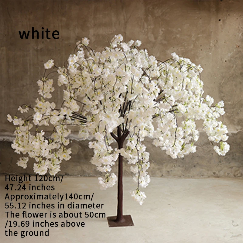 Artificial Cherry Blossom Tree Landing Simulation Cherry Blossom Tree Hotel Wedding Home Outdoor Garden Decorative Art Ornaments