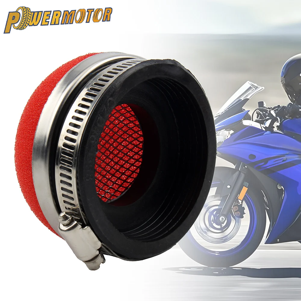 Motorcycle Air Filter Sponge Cleaner 28 32 35 38 42 45 50 54 58 MM Stright Foam Moto Motocross Dirt Bike Universal Accessories