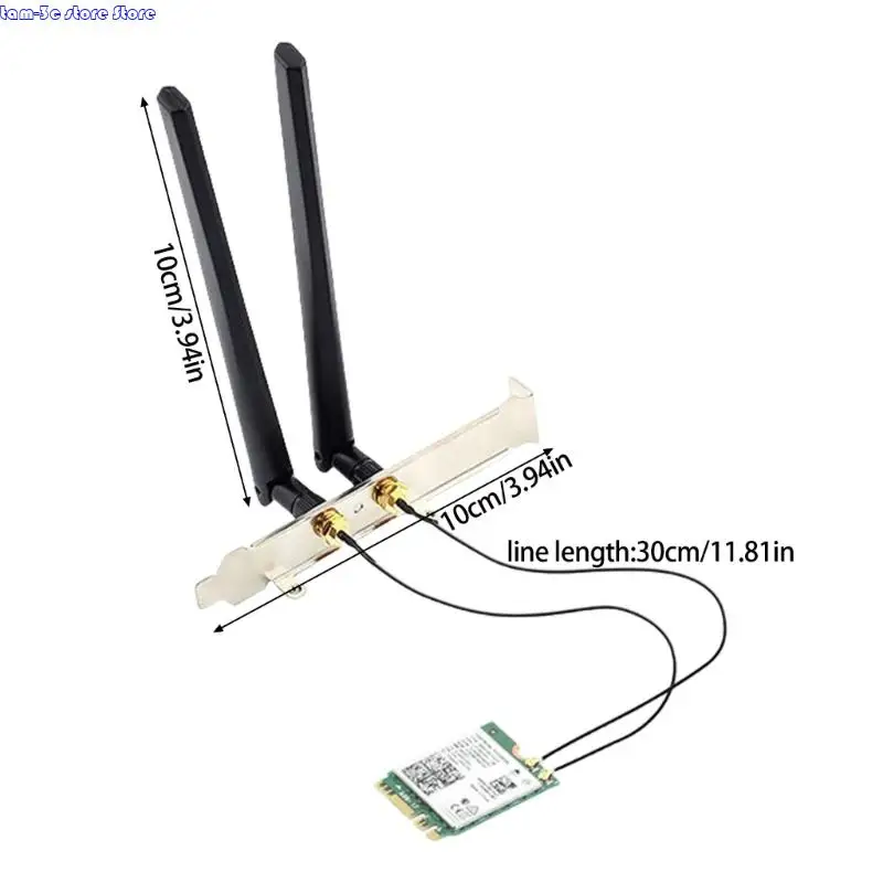 محول WiFi D0UA M.2 1200MBPS بطاقة شبكات متوافقة مع 2.4G/5GHz