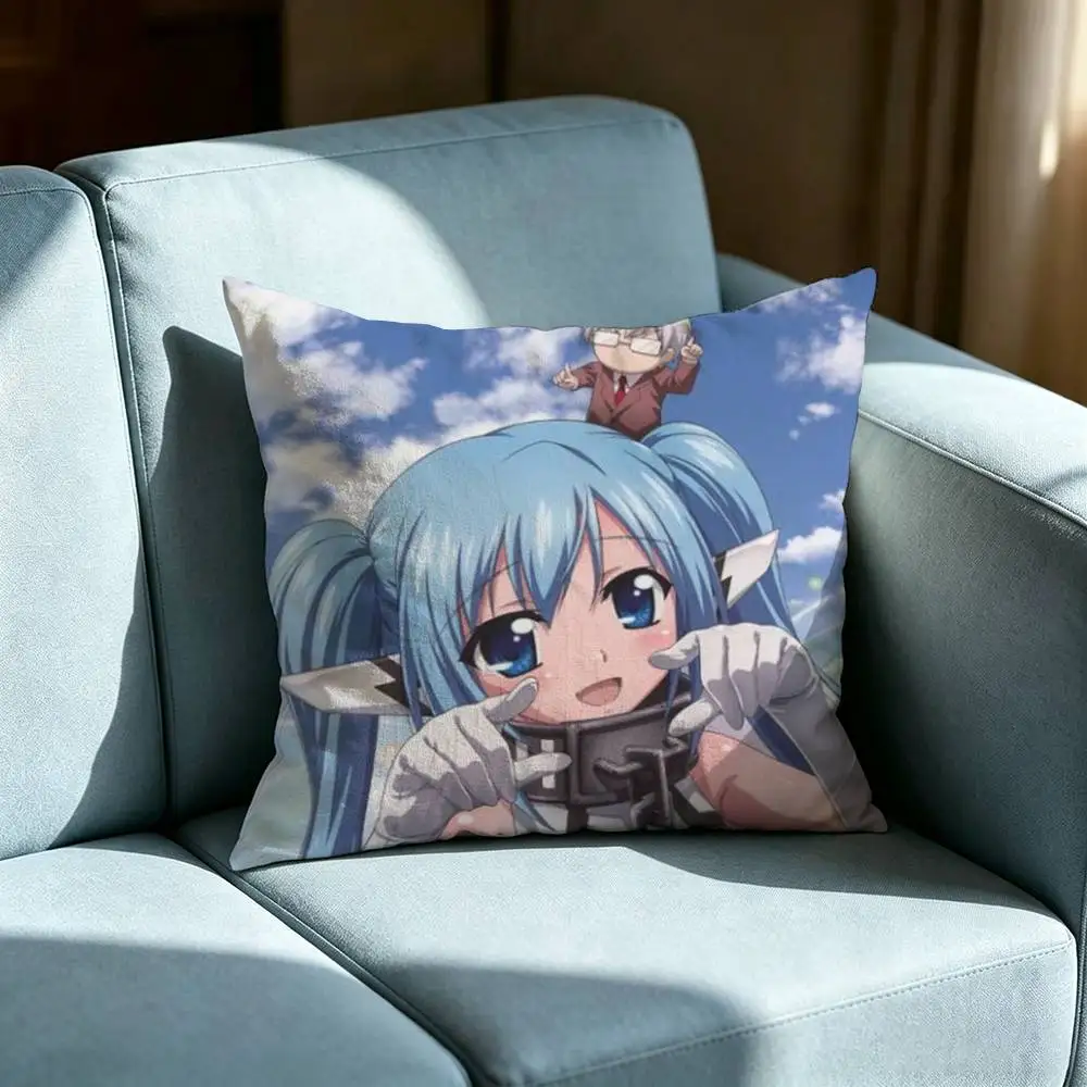 Sora No Otoshimono Pillow cover gift High definition digital printing,Surprise  vivid pattern Household.