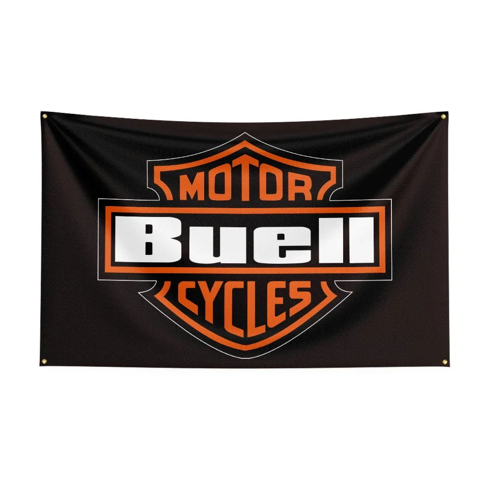 3X5 FT Buells Flag Polyester Printed Motorcycle  Banner For Decor