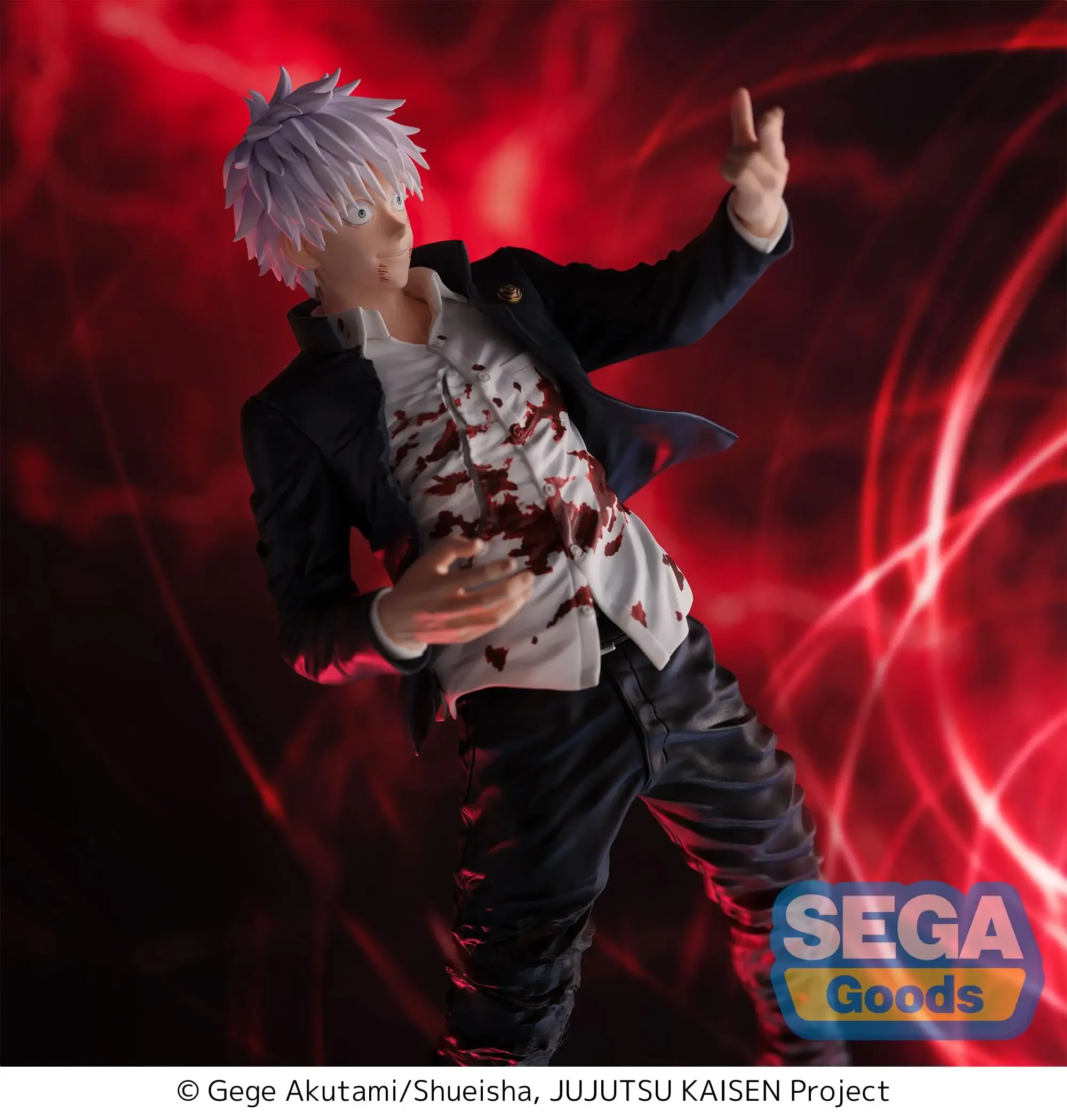 Tokoh Anime SEGA FA Jujutsu Kaisen Satoru Gojo PVC, tokoh aksi Model mainan hadiah Natal