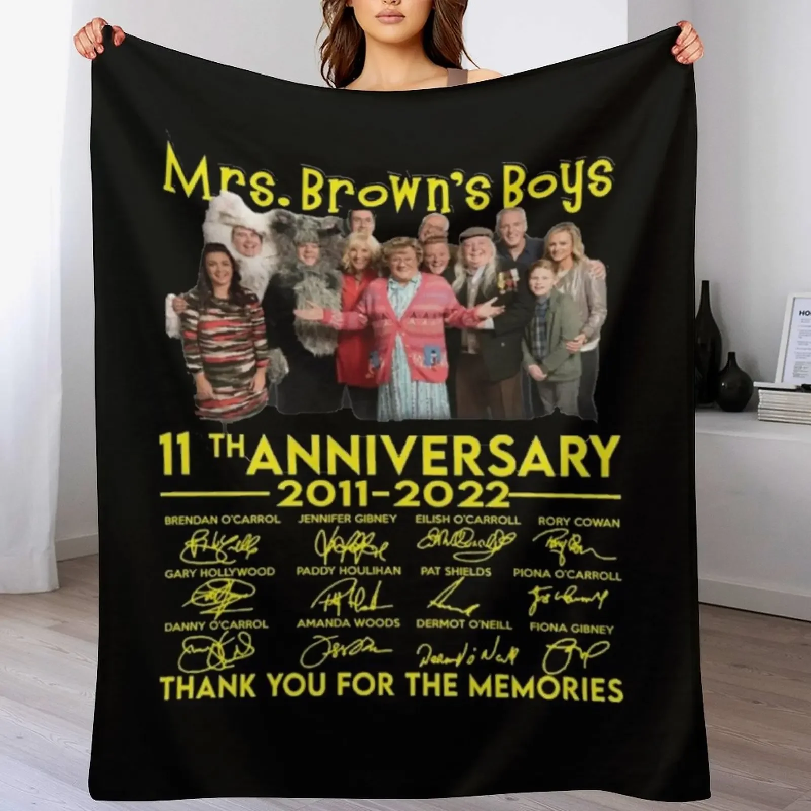 

mrs brown boys Throw Blanket Decorative Throw Cute decorative For Baby Blankets