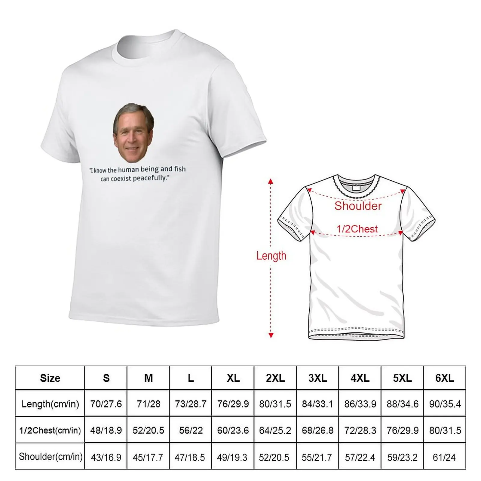 Peaceful coexistence T-Shirt Soft Touch Basic Cotton T-Shirt