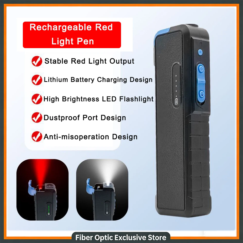 

НОВАЯ оптическая ручка красного света 10 МВт/20 МВт/30 МВт VFL лазерные тестеры FC/SC/ST тестер оптоволоконного кабеля красная ручка типа VFL