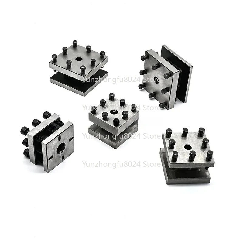 

Аксессуары для токарных станков, 4-позиционный квадратный держатель инструмента, приспособление для небольшого токарного станка 210 BVB25 300, применимый держатель инструмента