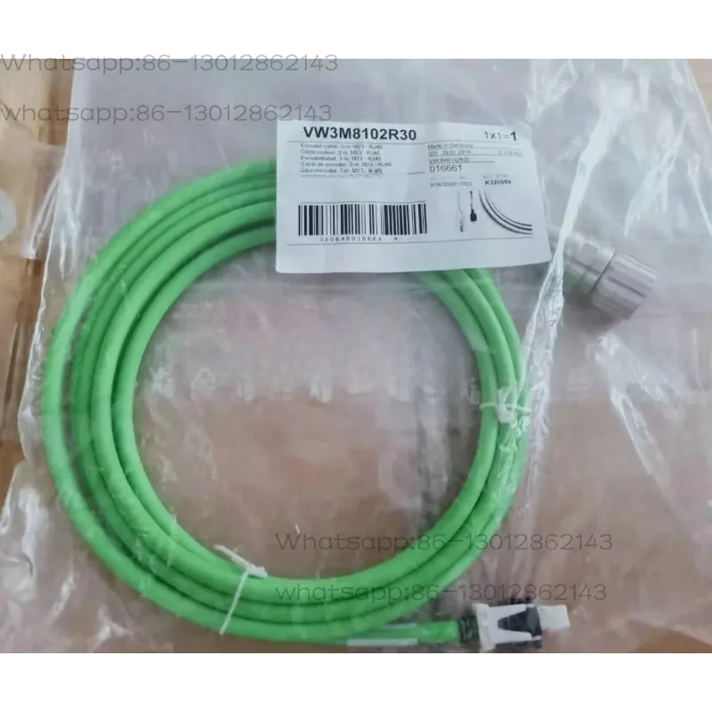 VW3M8102R30 Encoder Cable, Brand New Replacement for Industrial Servo Motor Encoder