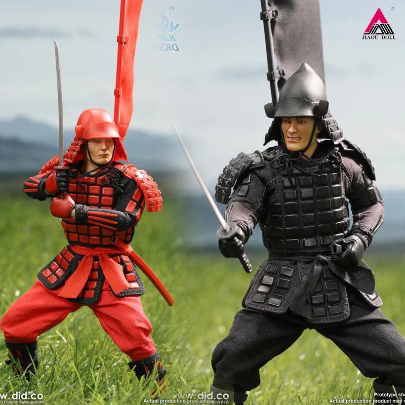 DID XJ80016A XJ80017A 1/12 Japanese Sengoku Soldier Figure Model 6'' Male Action Figurine Doll Palm Hero Series Full Set Toy