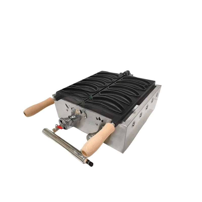 Máquina para quemar plátano de ocho raícesnana, aperitivos de celebridades de Internet, gofres con forma de cabeza torcida de Tokio