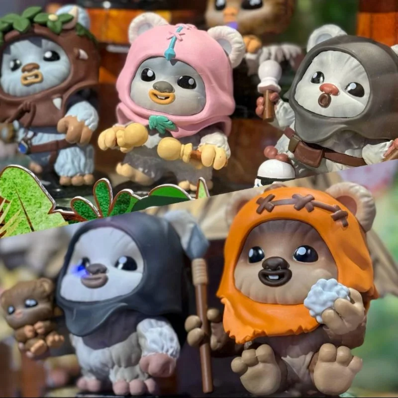 

Hot Toys Star Wars Ewok People Cosbi Blind Box Mini Doll Cute Anime Peripheral Collectable Desktop Decorative Ornaments Gift