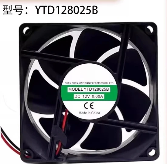 

Вентилятор 12 В для YINGTIAN 80 мм квадратный охладитель YTD128025B 0,60 А 3 провода охлаждение новый
