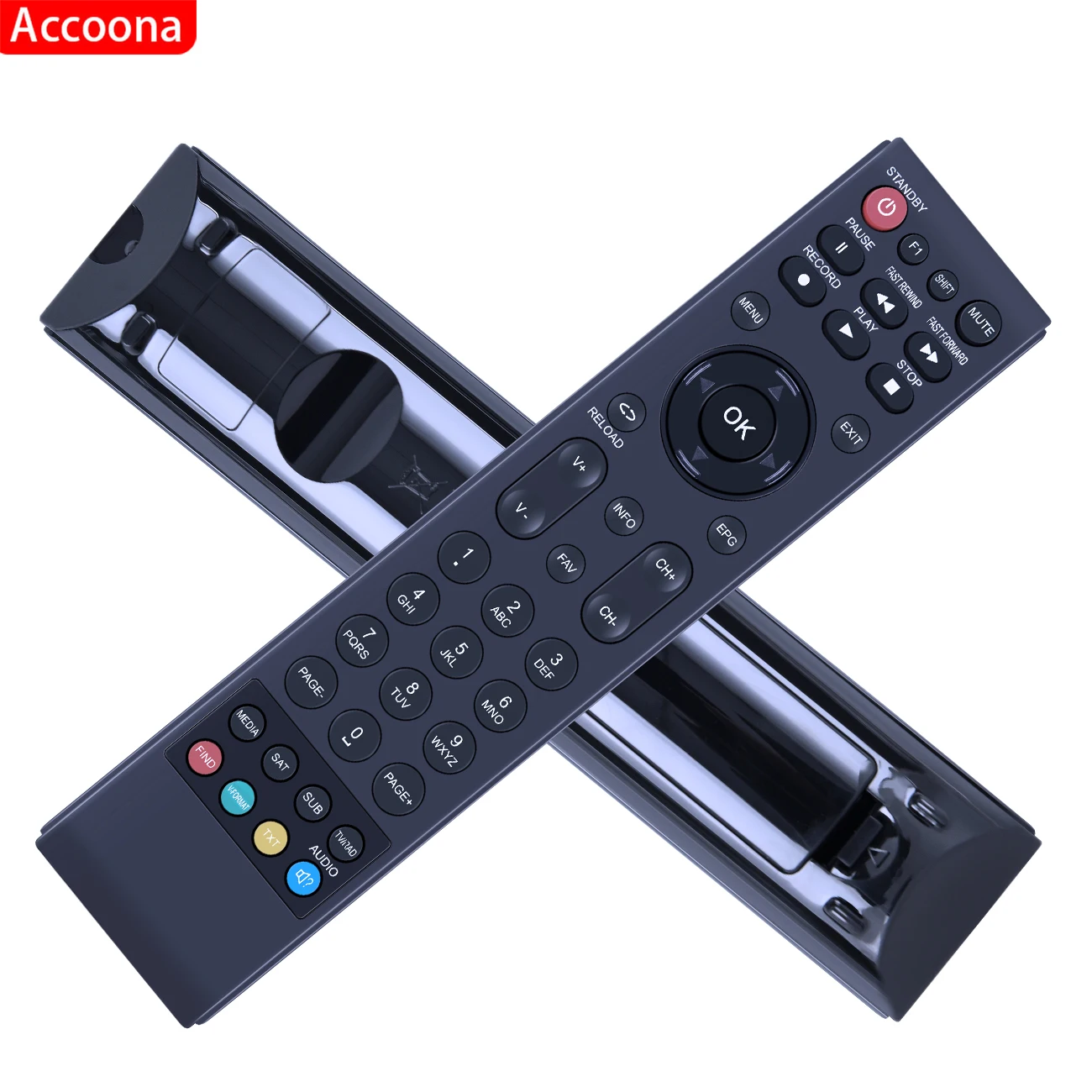 Remote control for AB CRYPTOBOX 500HD, 550HD, 625HD, 600HD, 650HD, 700HD, 750HD, 752HD mini