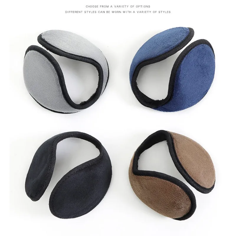 أغطية أذن شتوية للرجال لحماية الدفء والصقيع، أغطية أذن نسائية سميكة سميكة مقاومة للرياح والبرودة #6
