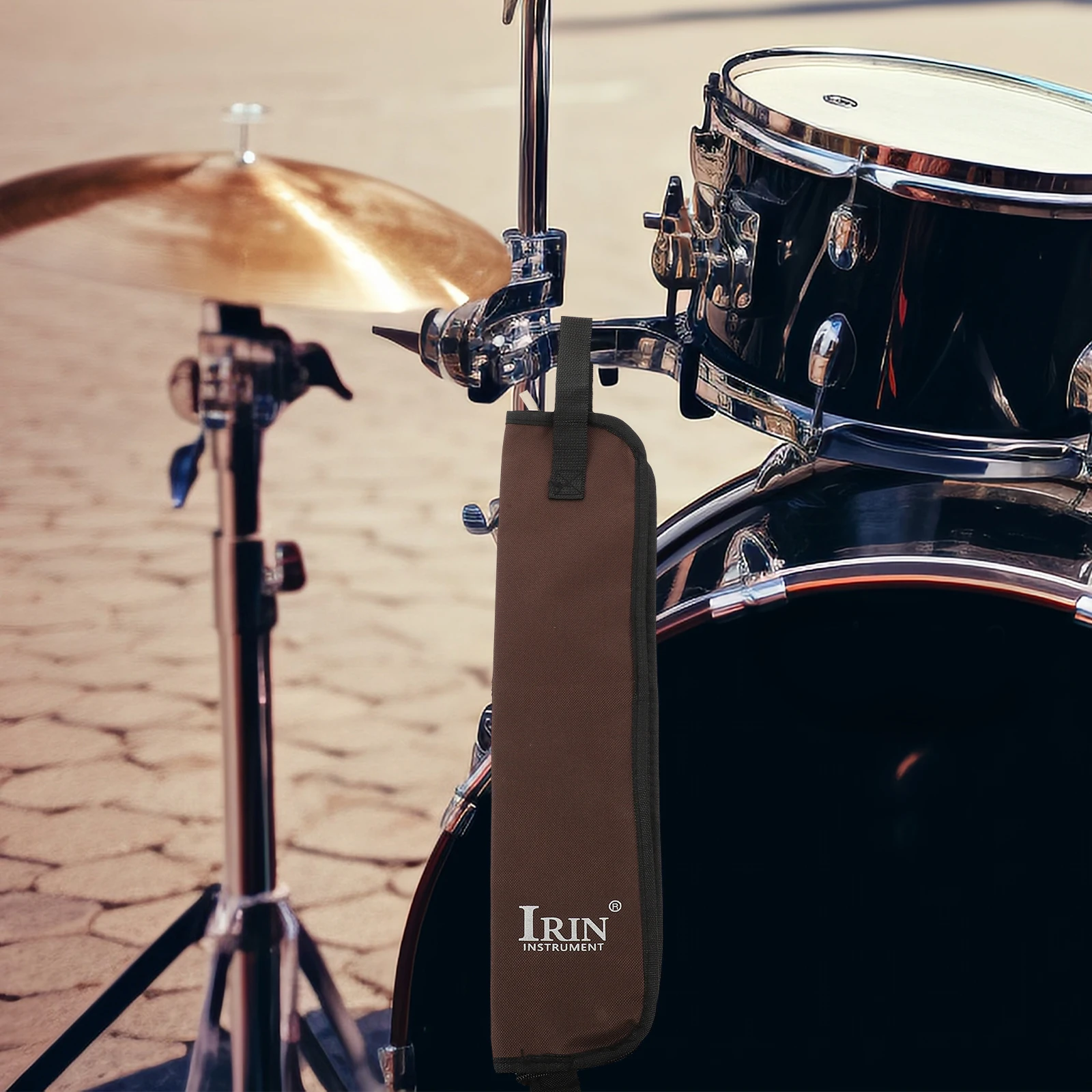 

Drum Stick Storage Bag Mallet Holder Jazz Drumstick Case Oxford Cloth Black Drumsticks Bags Drum Set Accessories