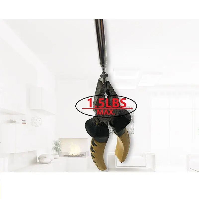 M6CF 1.5LB 25” Portable Telescopic Magnetic Pick Up Rod Stick Extending Magnet Picker Tools Pocket Clip Pen Picker