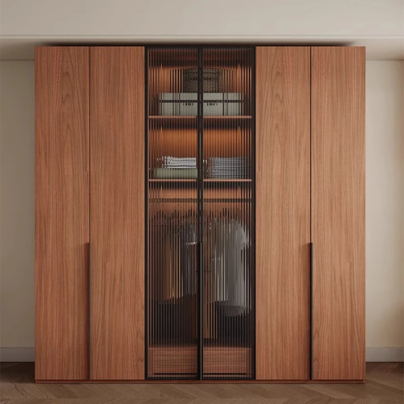 

Luxury modern minimalist bedroom clothes closet Wardrobe home Furniture clothing cabinets Wardrobes Double big Storage cabinet