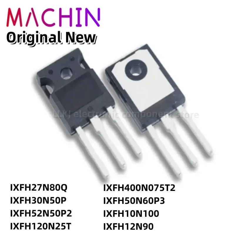 1pcs IXFH27N80Q IXFH30N50P IXFH52N50P2 IXFH120N25T IXFH400N075T2 IXFH50N60P3 IXFH10N100 IXFH12N90 TO247 MOS FET TO-247.