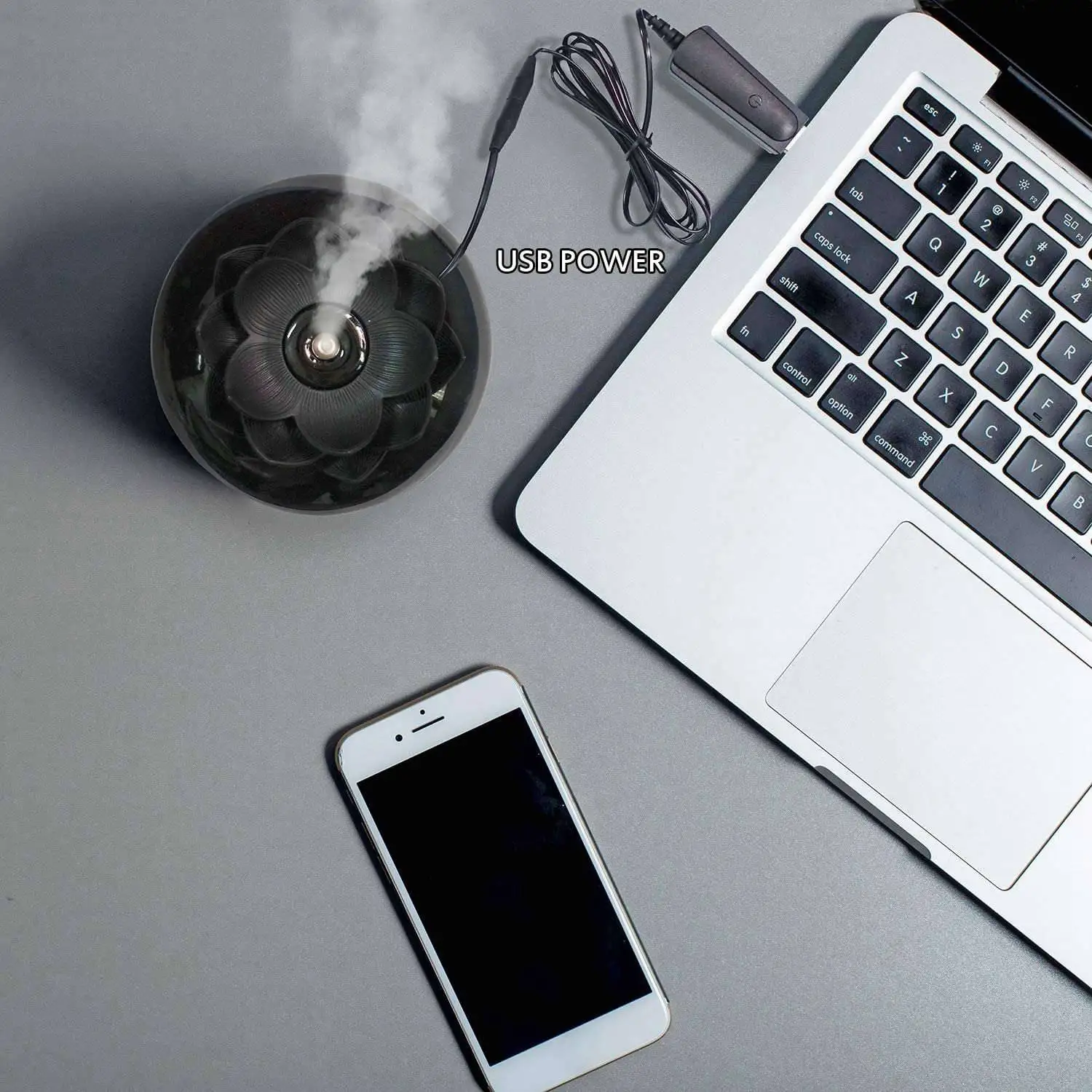

B07B- Essential Oil Diffuser,USB Personal Humidifiers For Baby Kids Desk Bedroom Home Office,Mini Desktop Vaporizers