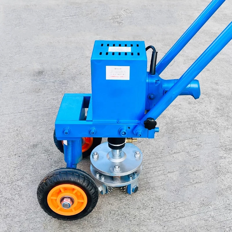 Hand-Pushed Electric Concrete Scarifier 220V Milling, Planing, and Scarifying All-in-One Machine Road Surface Renewal Scarifier