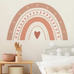Pink Love Rainbow Children Bedroom Kindergarten Home Beautification Decorative Wall Stickers Self-adhesive Wholesale