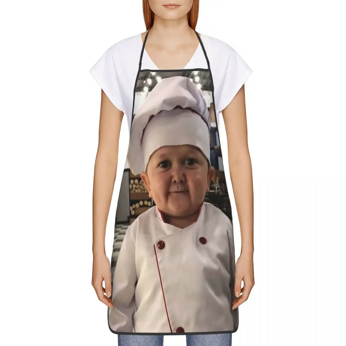 Custom Hasbulla Cooking Master Funny Aprons for Men Women Adult Unisex Kitchen Chef Bib Tablier Cuisine Cooking Baking Gardening