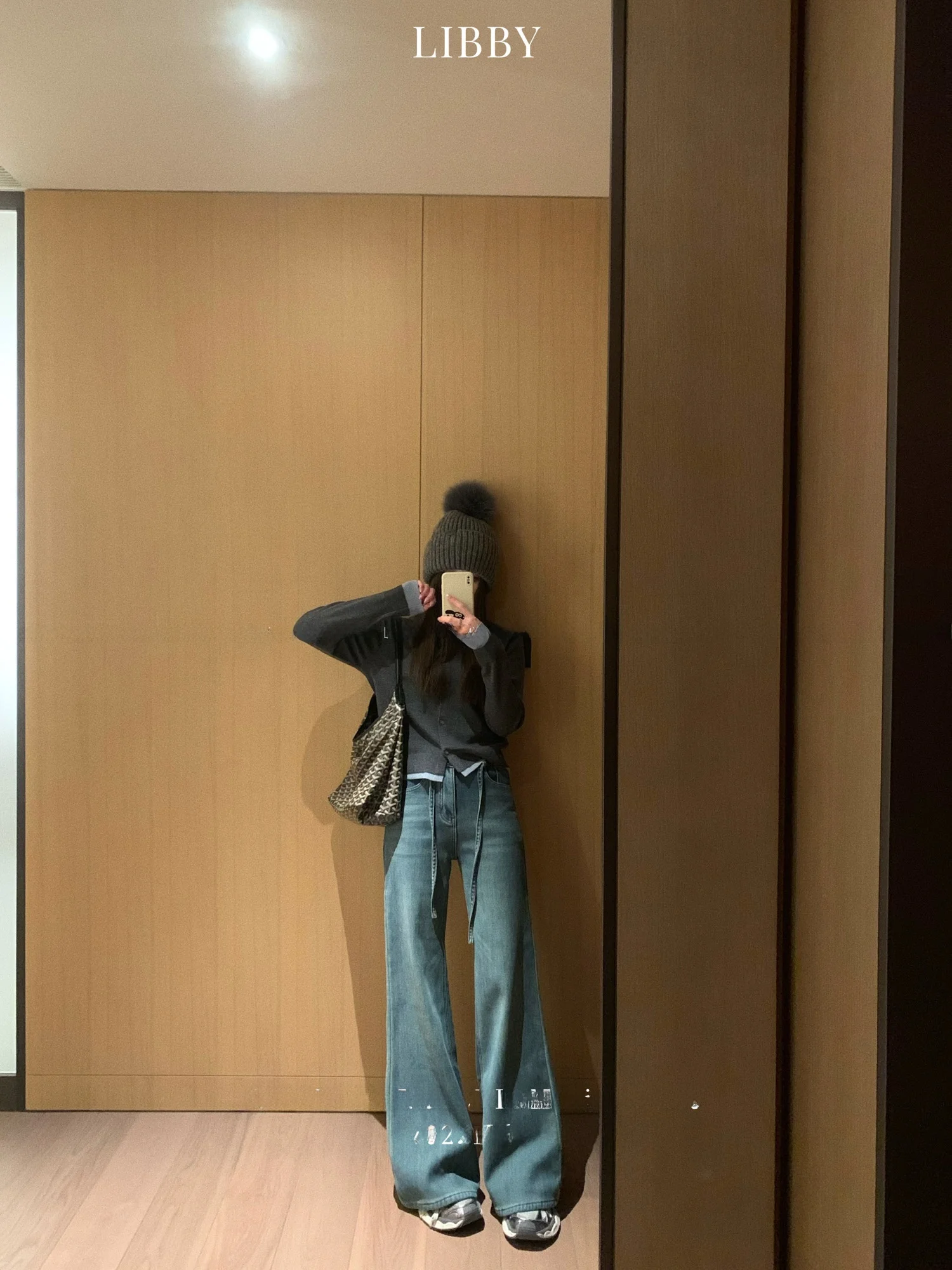 

Джинсы Libby с высокой талией, на флисовой подкладке, расклешенные, повседневные, универсальные, на все сезоны, женские, свободного кроя, из высокоэластичного денима.