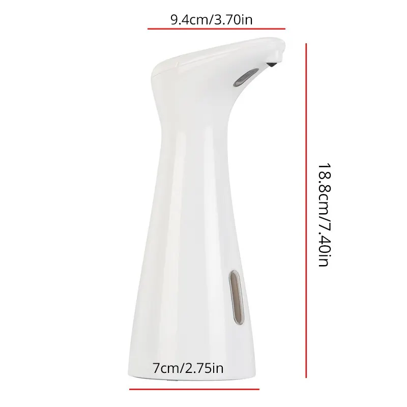 Automatic Sensor Soap Dispenser White High Quality Abs Waterproof Hand Soap Sensor Bathroom Smart Wash Handpiece