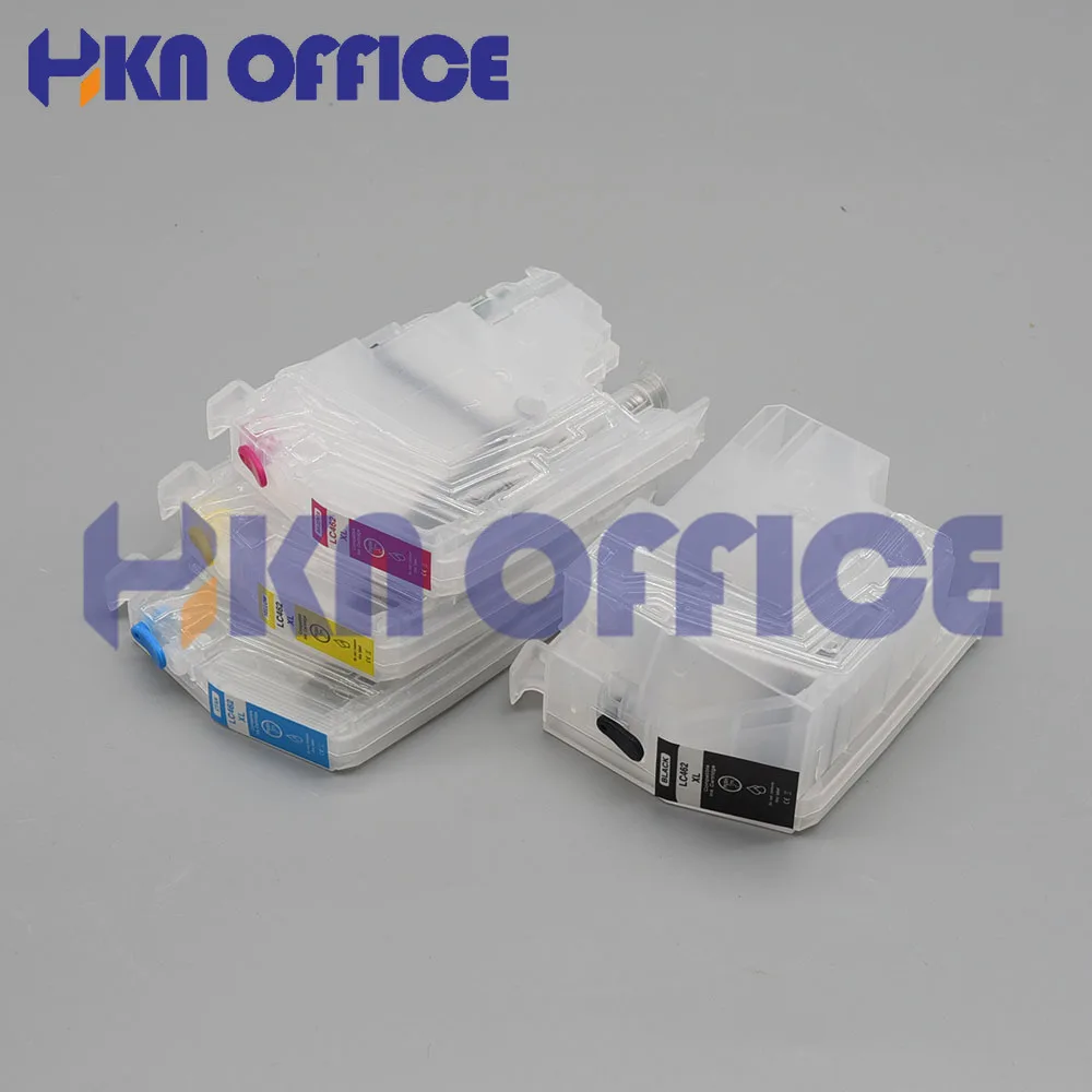 compatible LC462 LC462XL Empty Refillable Ink Cartridge compatible support for Brother MFC-J2340DW J2740DW J3540DW J3940DW Print