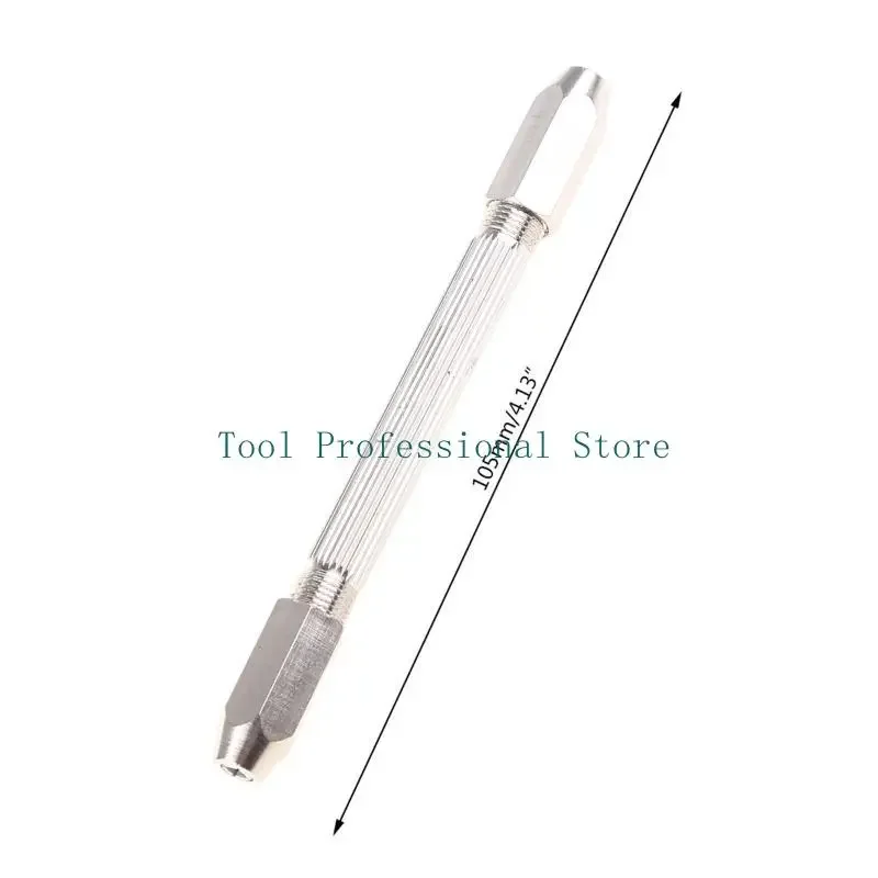 57QF Double Headed Hand Twist Drill Chuck Drill Bit Holder Little Pin Vise