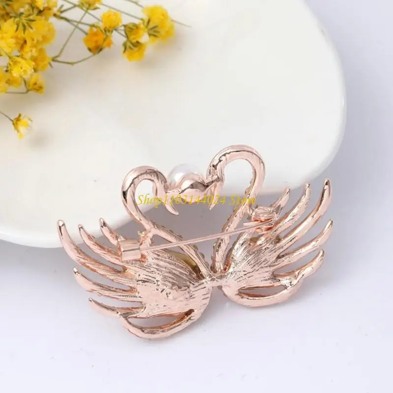 N5KE Elegant Party Accessories Elegant Animal Pins Alloy Texture for Enhancing Outfit
