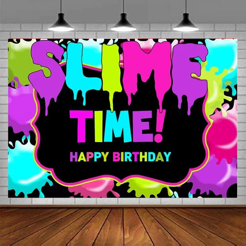 Photography Backdrop Colorful Fiesta Happy Birthday Party Decoration Photo Background For Kids Baby Shower Cake Table Banner