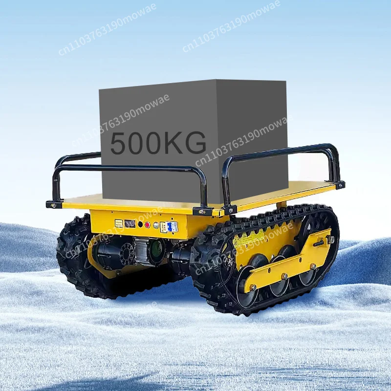500 kg remote control all-terrain crawler, agricultural material handling crawler
