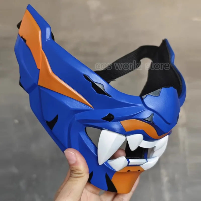 Anime Spiel Valor ant Yoru Cosplay Frp Maske Helm für Männer Frauen Maskerade Party Dämon Gesichts maske Halloween Karneval Clown Maske