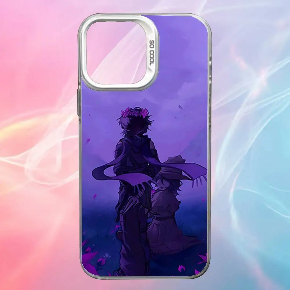 حافظة هاتف Azuretime A-Azure بتوقيتين لهاتف iPhone 17,16,15,14,13,12,X,8,Pro,Max,Plus,SE4,Air, Mini White IMD HD Matte #5