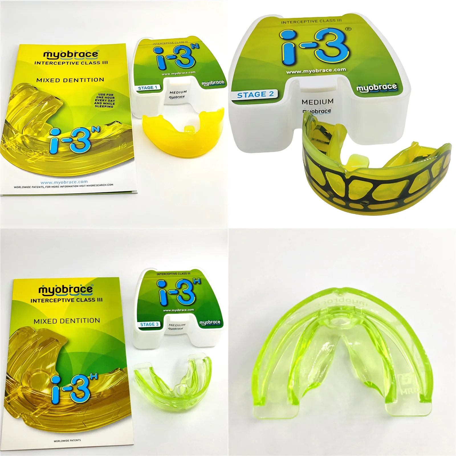 

Myobrace Appliance I-3N Orthodontic Tooth Trainer Children Aged 5-8 Years/Dental Orthodontic Devices To Support The I-3N Mixed