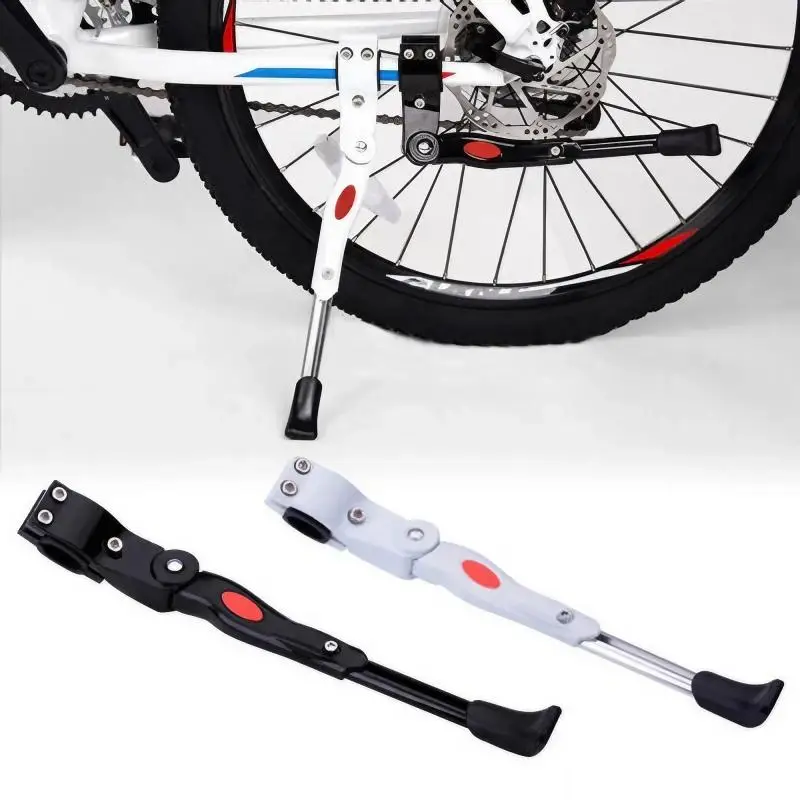 

Bike Rear Kickstand Foot Support Stand Durable Aluminum Alloy Adjustable Foot Bracket Bike Parking Rack Accessories