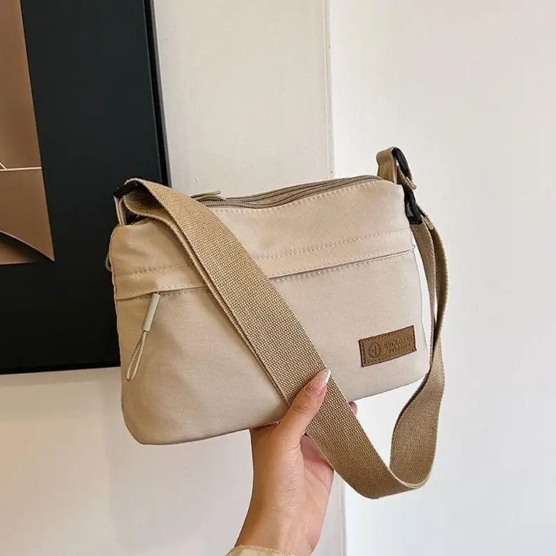 

D46D Fashion Shoulder Bag Spacious Storage Space Quick Access Pockets Crossbody Bag