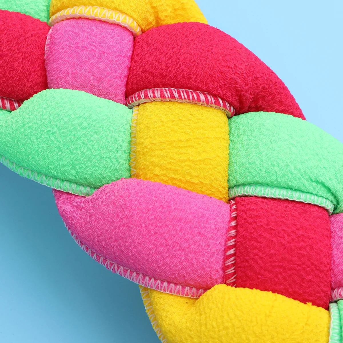 

1Pcs Bath Towel Double-Sided Thickened Long Strip Back Scrub Towel Colorful Stretchable Hand Pull Rings Deep Clean Body