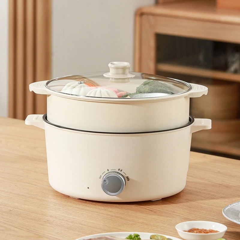 

Convenient electric cooking household cooker electric hot pot double multi-functional electric cooking pot