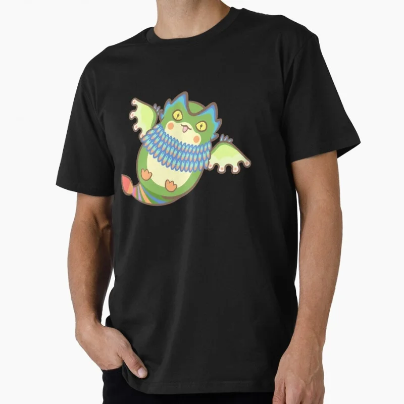 

Pukei Pukei 0409 Monster hunter world MHW Gift T-Shirt for gamer 100% cotton Short Sleeve Graphic clothes All size tops